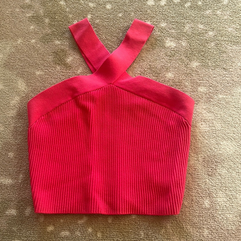 Aritiza sculpt knit crop top